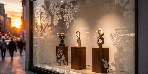 Ideias criativas para vitrines no varejo com adesivos