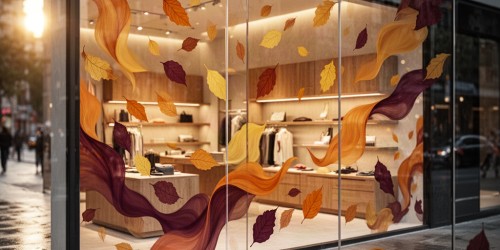 Guia de adesivos de vitrine para campanhas sazonais no varejo