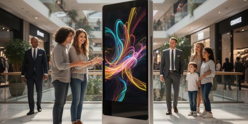 Em quais segmentos o totem display fotográfico é mais utilizado