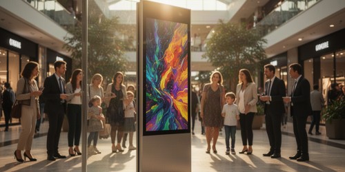 Por que empresas investem em totem display fotográfico para campanhas