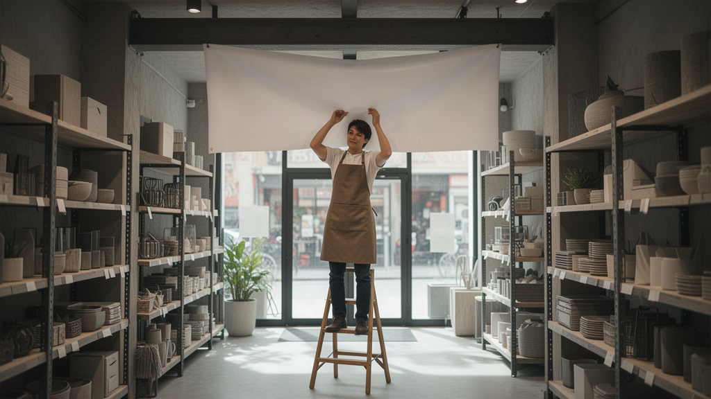 Como planejar a aplicação no espaço comercial?