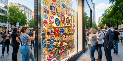 Guia para criar adesivos de vitrine que atraem mais clientes