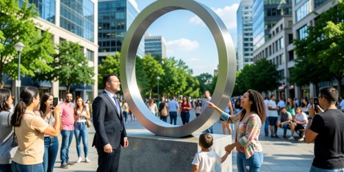Onde posicionar um totem elíptico para gerar mais impacto