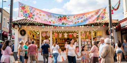 Faixa em lona para campanhas de Dia das Mães e Natal