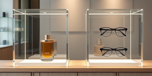 Acrílico ou vidro: qual a melhor opção para exibir produtos com elegância e segurança?