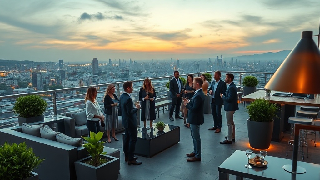 Guia prático para organizar um evento corporativo em rooftop