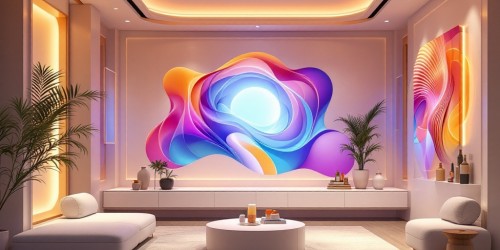 Espaço para lançamento de produto com impacto visual