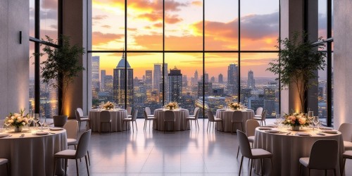 Espaço corporativo moderno para eventos presenciais