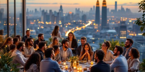 Confraternização empresarial que gera engajamento
