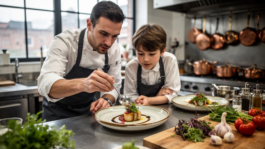 Gastronomia de qualidade também faz parte do aprendizado