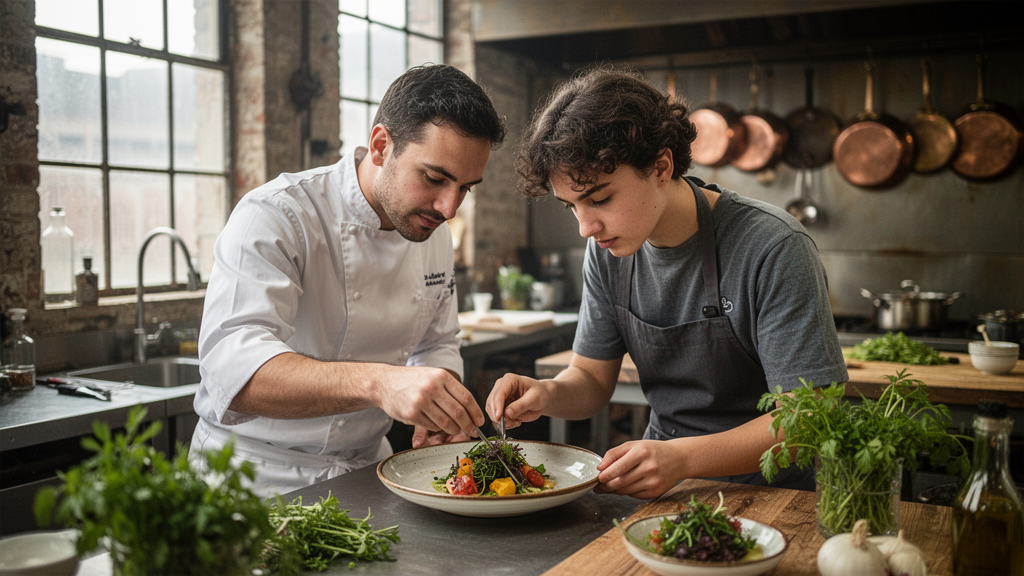 Gastronomia de qualidade também faz parte do aprendizado