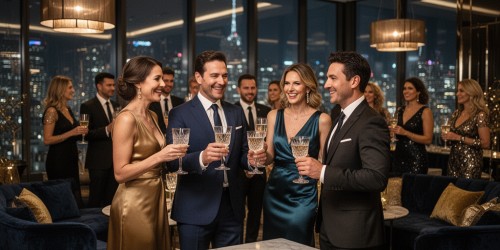 Aniversário adulto em espaço para evento sofisticado
