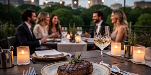 Espaço para festa que une gastronomia e conforto