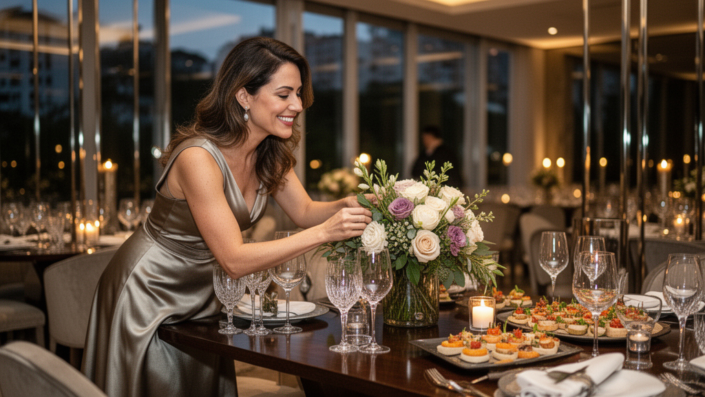 Gastronomia e ambientação como parte do sucesso da festa