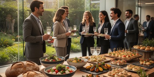 Por que a gastronomia melhora eventos corporativos
