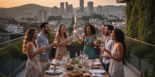 Rooftop para aniversário com vista privilegiada em Perdizes