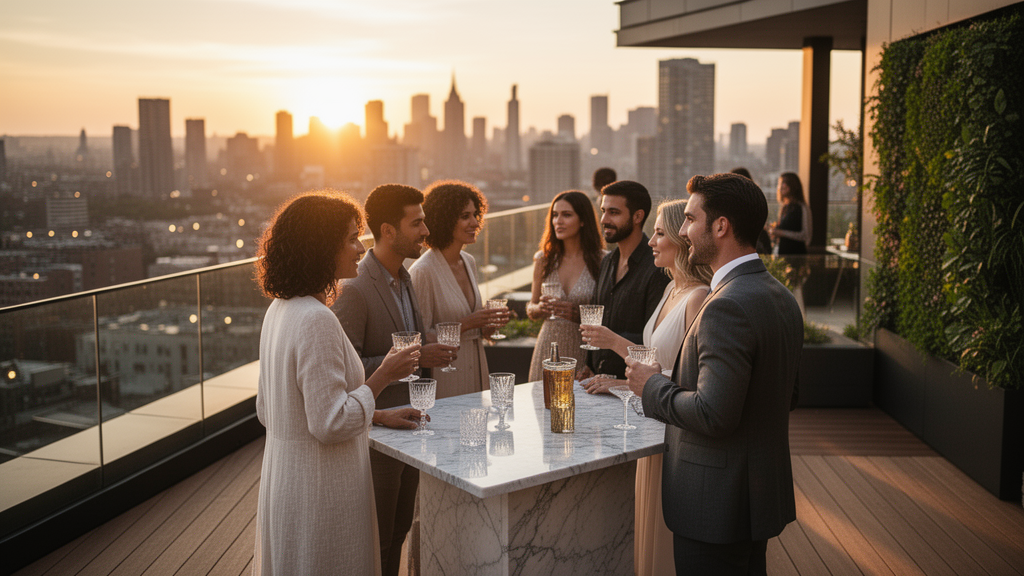 Por que um rooftop valoriza eventos sociais