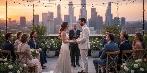 Vantagens de realizar um mini wedding em rooftop