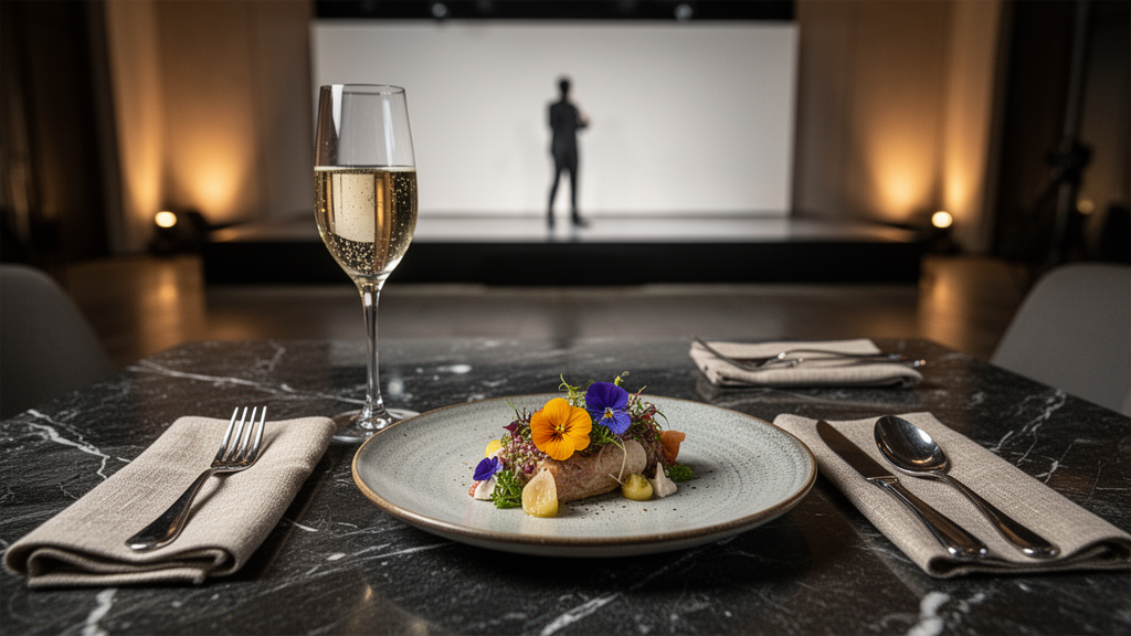 Gastronomia de alto nível também faz parte da estratégia do evento