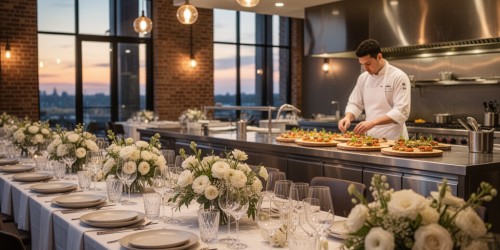 Espaço para aniversário com gastronomia e locação completa