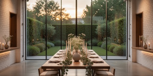 Espaço para locação de mini wedding moderno
