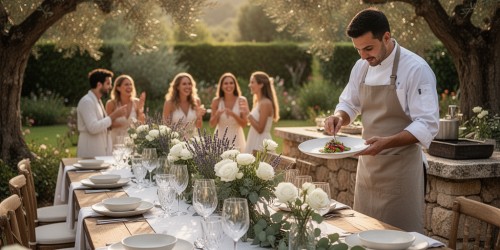 Locação de espaço para mini wedding com gastronomia
