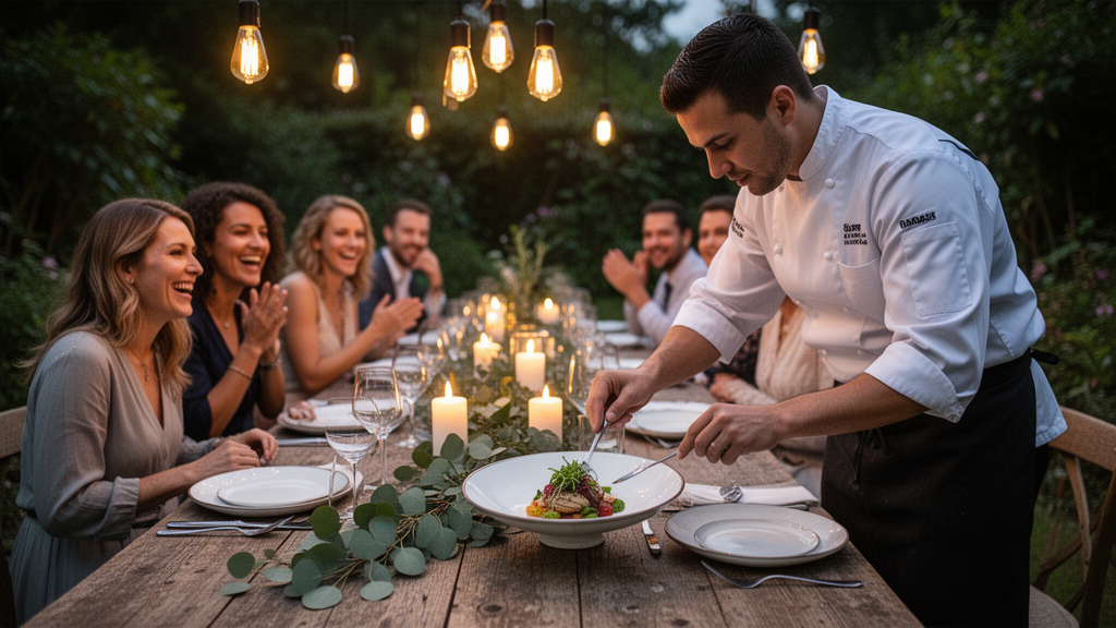 Como a gastronomia transforma a experiência dos convidados