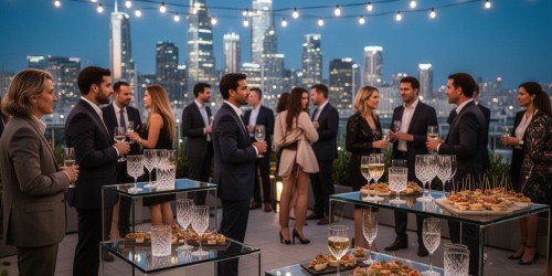 Eventos de lançamento com locação de espaço em rooftop