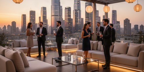 Locação de espaço para festas particulares em rooftop