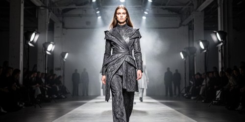 Desfile de moda para lançamento de marca de roupas