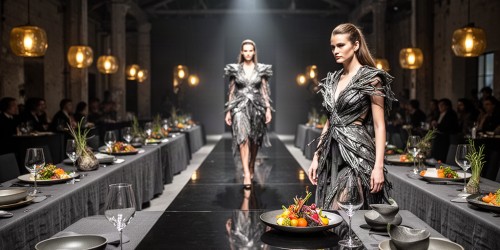 Como integrar gastronomia a um desfile de moda