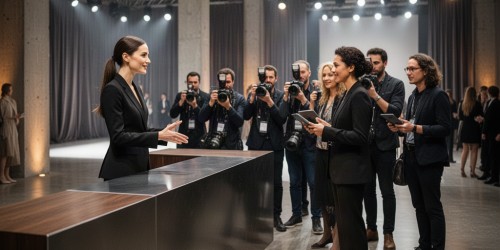 Como receber imprensa em um desfile de moda