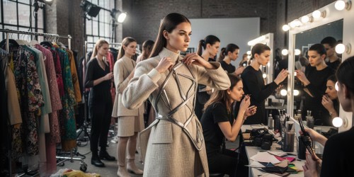 Produção de desfiles de moda para marcas independentes