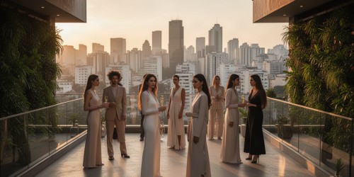Rooftop para eventos de moda em São Paulo