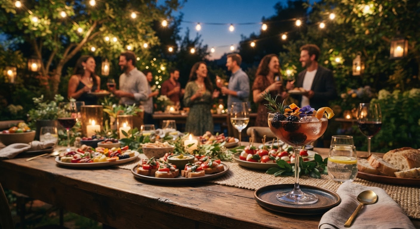 Gastronomia, bebidas e experiência dos convidados
