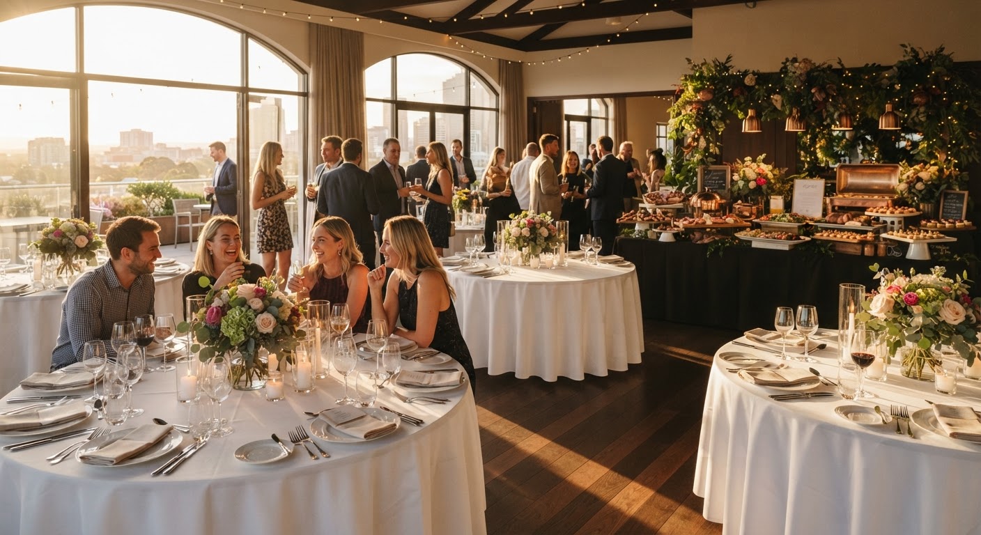 O que é um espaço para festa corporativa com alimentação inclusa