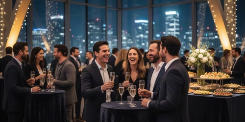 Festa corporativa completa para encerrar o ano