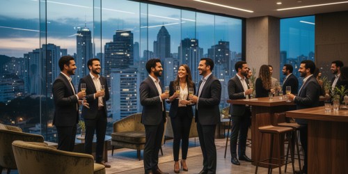Espaço para confraternização de empresas em São Paulo