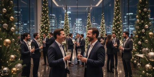 Espaço completo para festa corporativa de final de ano