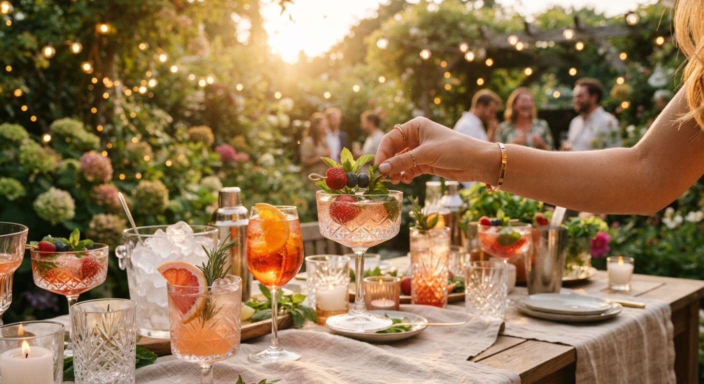 Inclua bebidas e entretenimento no planejamento
