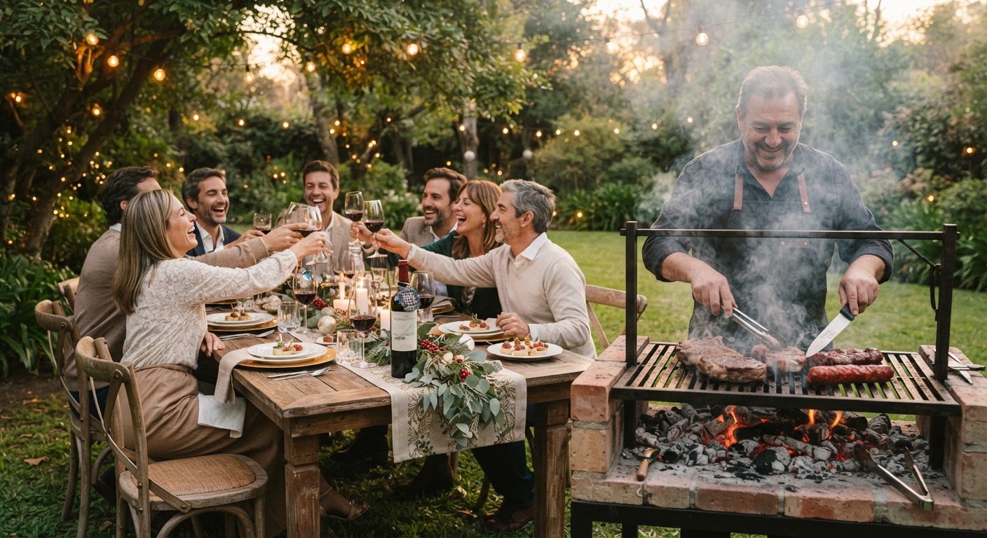 Como criar um Réveillon com parrilla argentina