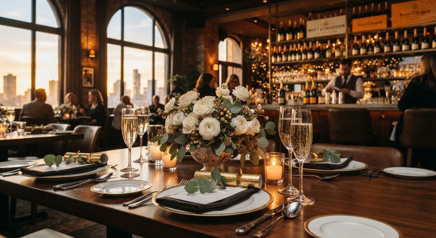 Por que escolher um restaurante para o Réveillon