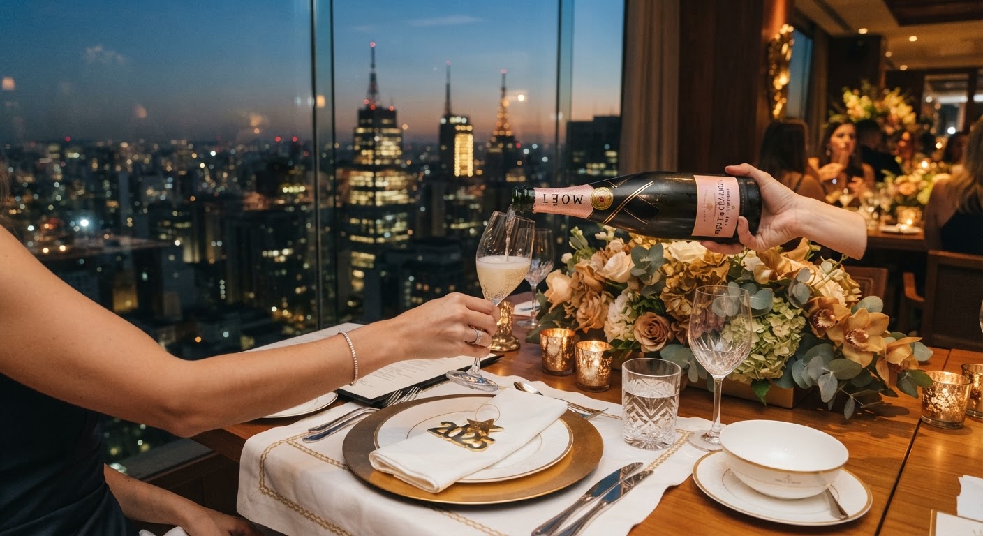 Cardápio e bebidas: a experiência começa à mesa