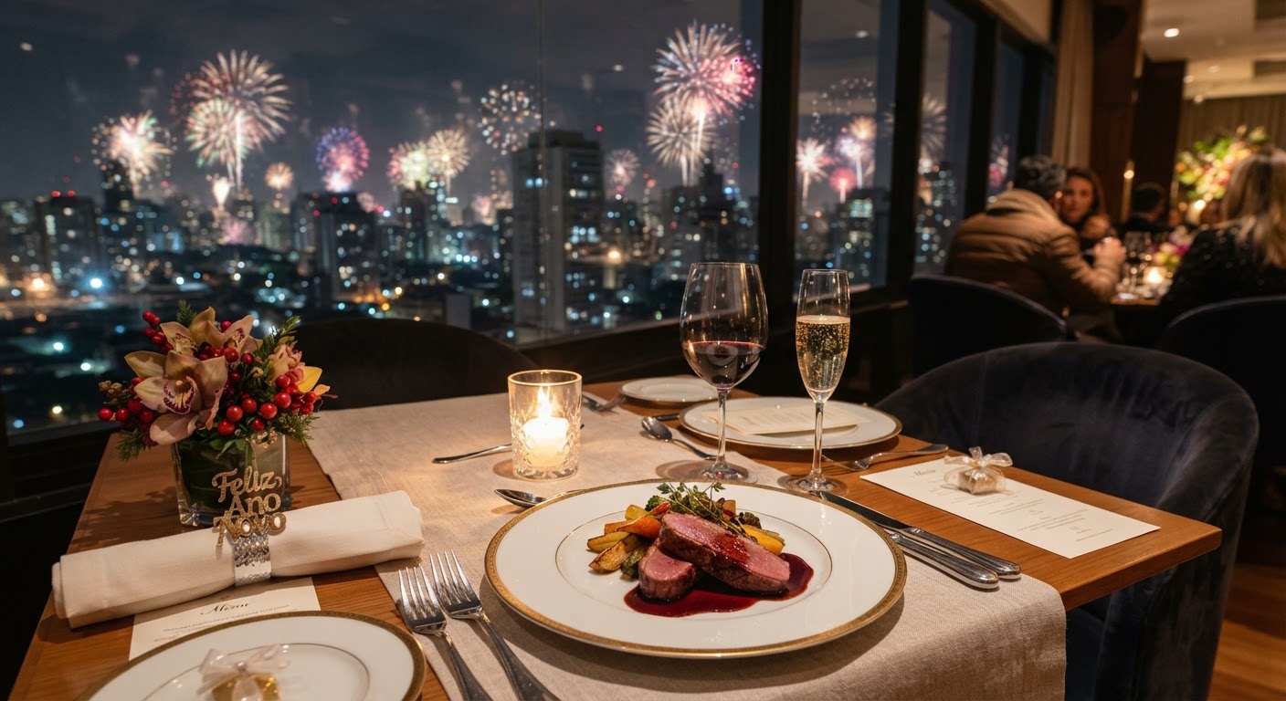 O que considerar ao escolher um restaurante para o Réveillon