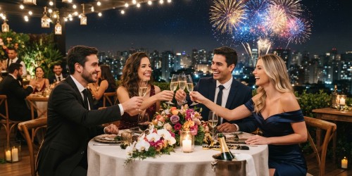 Onde passar o Réveillon em um ambiente elegante e acolhedor