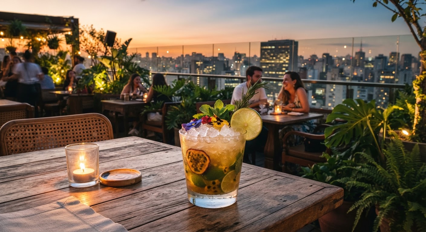 Drinks autorais e ambientes para diferentes estilos