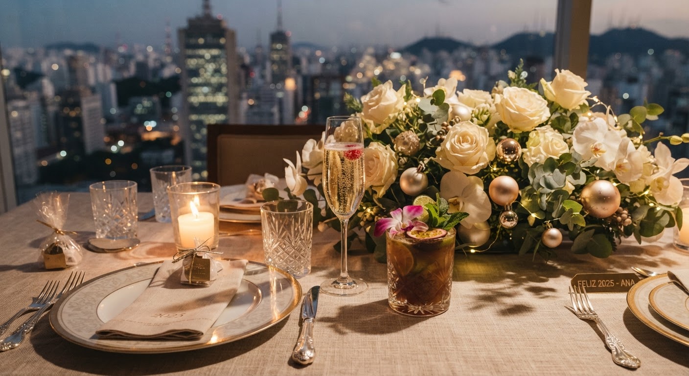 Drinks e bebidas para acompanhar a celebração