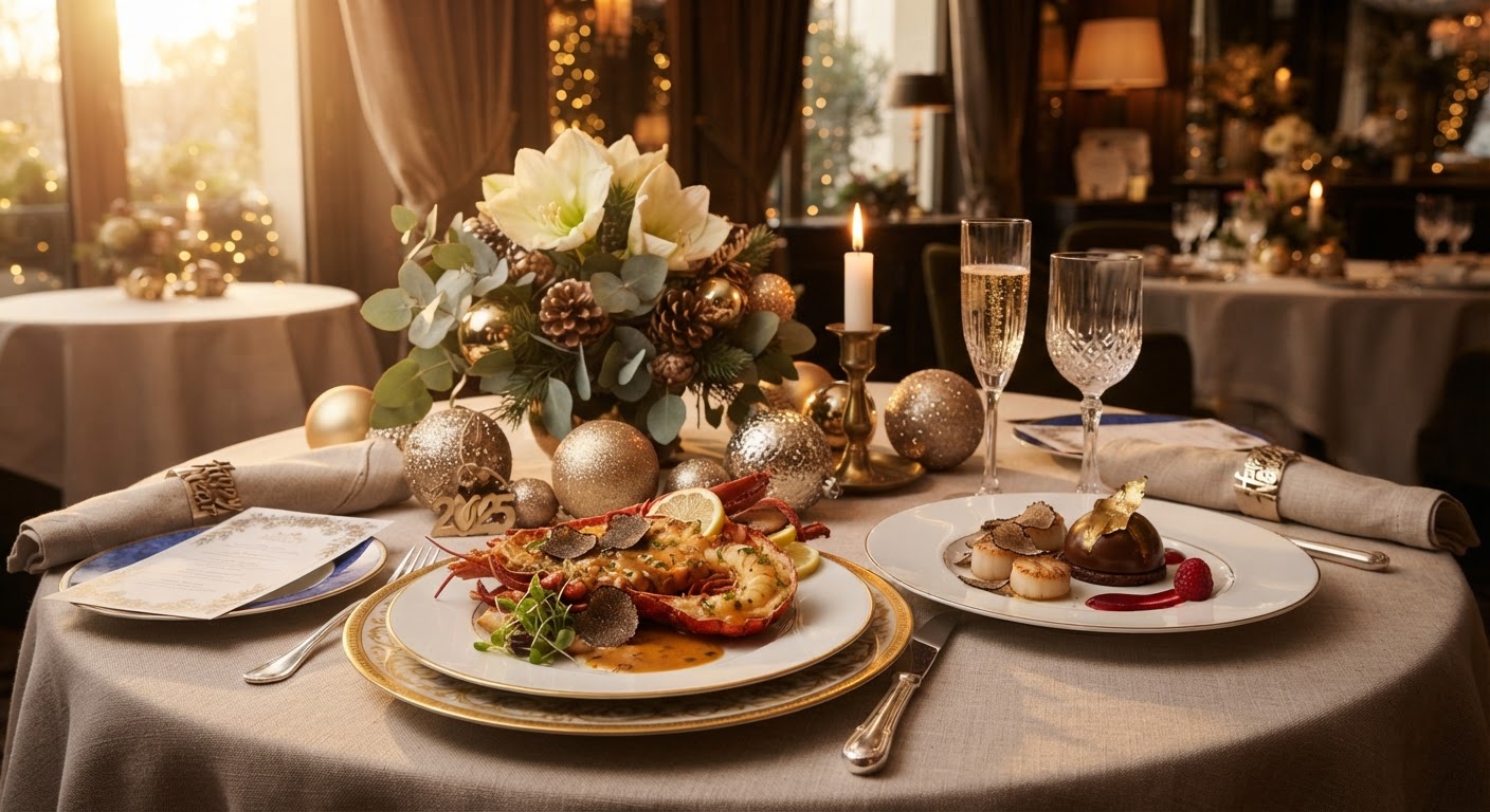 O que define um Réveillon com gastronomia de alto padrão