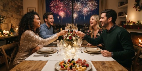 Como celebrar a chegada do novo ano com gastronomia e conforto
