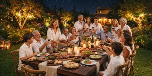 Réveillon com gastronomia afetiva e parrilla argentina